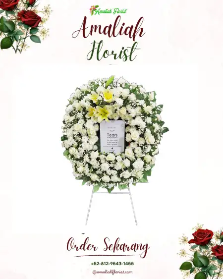 Krans Bunga Duka Nelayan Indah